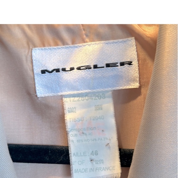 100% Authentic MUGLER, Made In France, Oat Blazer Size 46
$295/$1020 - Picture 6 of 7
